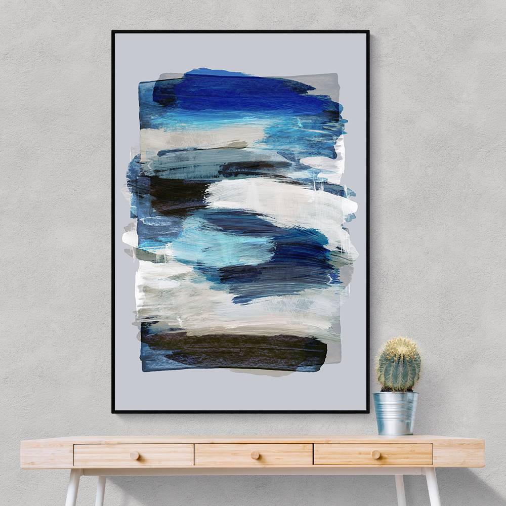 Abstract Brush Strokes 78Y Wall Art