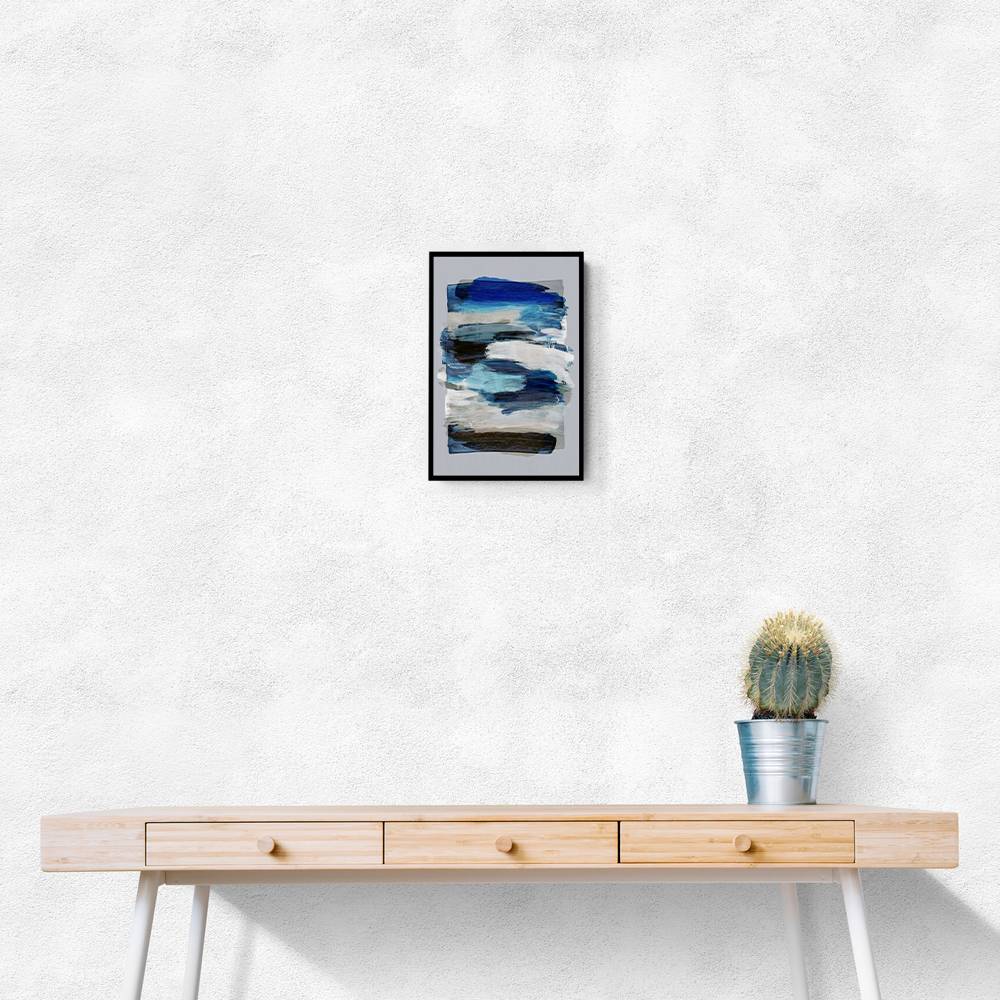 Abstract Brush Strokes 78Y Wall Art