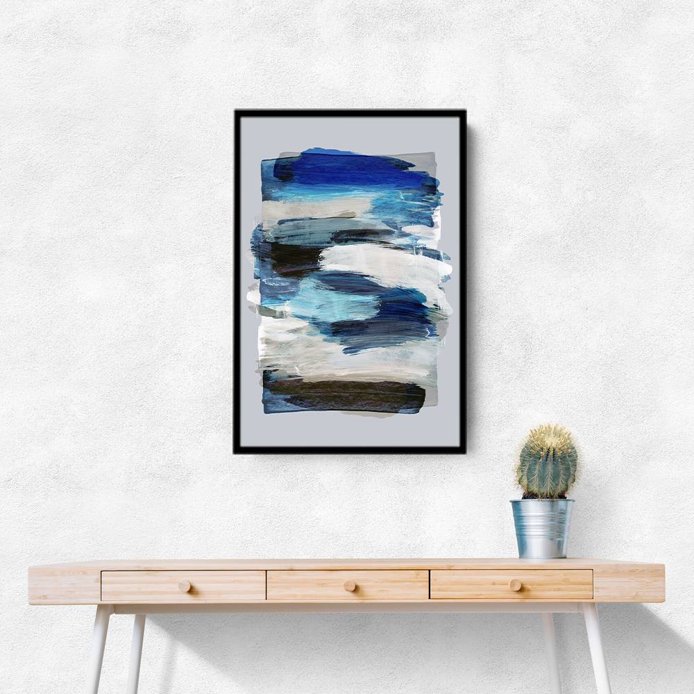 Abstract Brush Strokes 78Y Wall Art