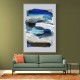 Abstract Brush Strokes 78Y Wall Art