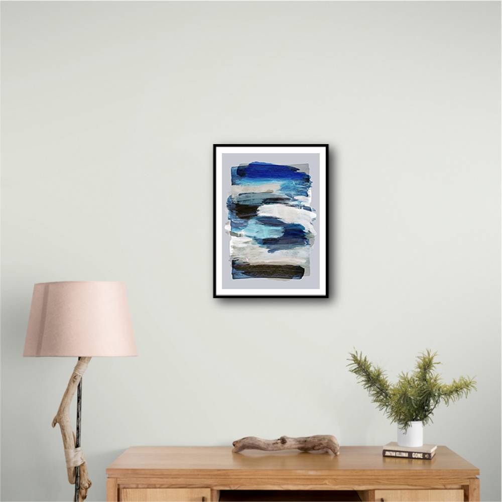 Abstract Brush Strokes 78Y Wall Art