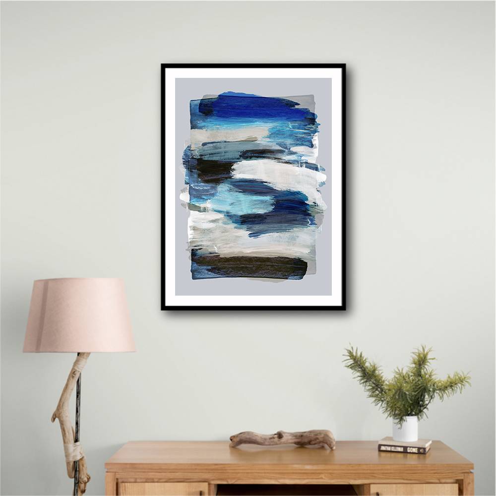 Abstract Brush Strokes 78Y Wall Art