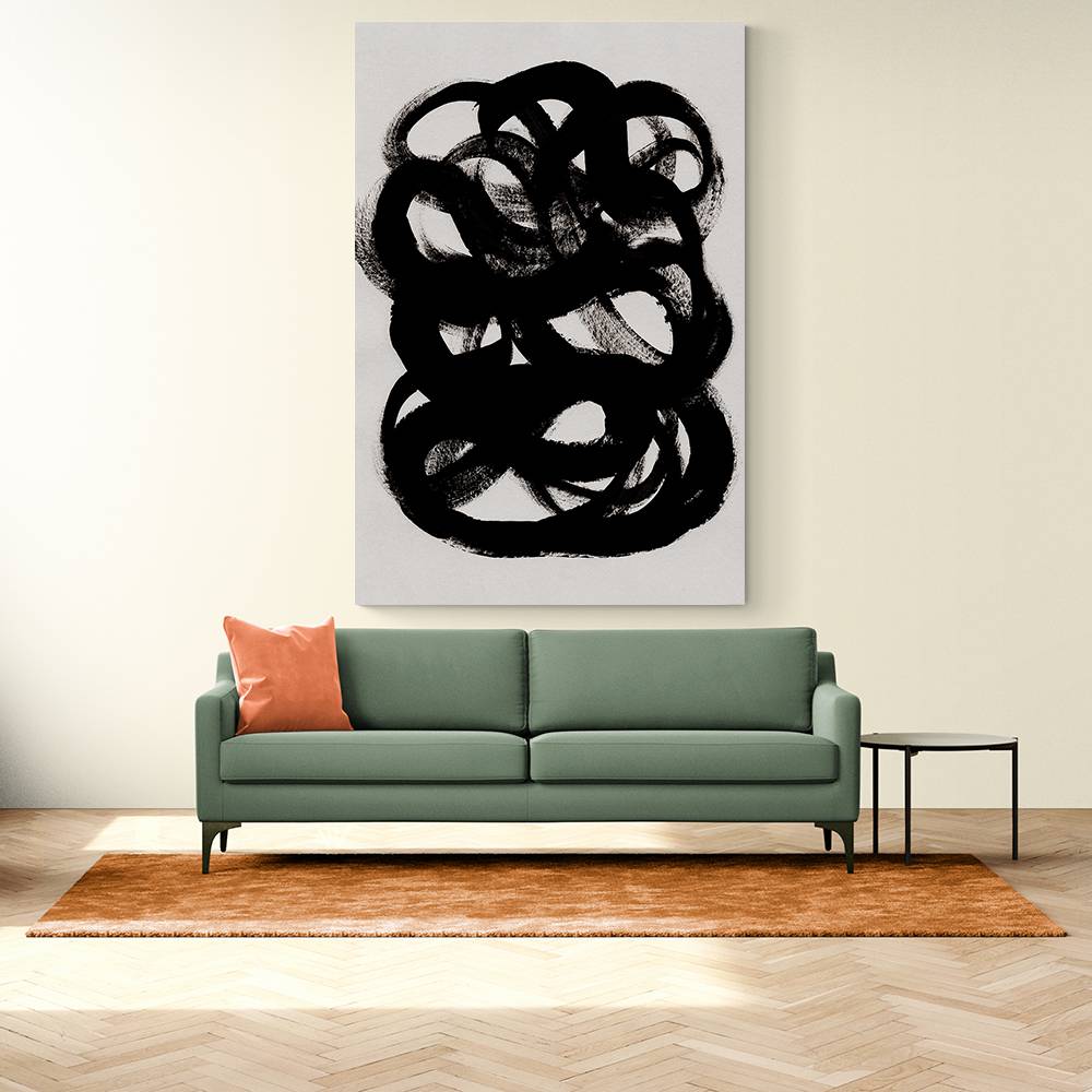 Abstract Brush Strokes 84 Wall Art