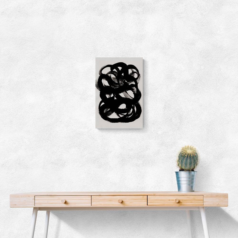 Abstract Brush Strokes 84 Wall Art