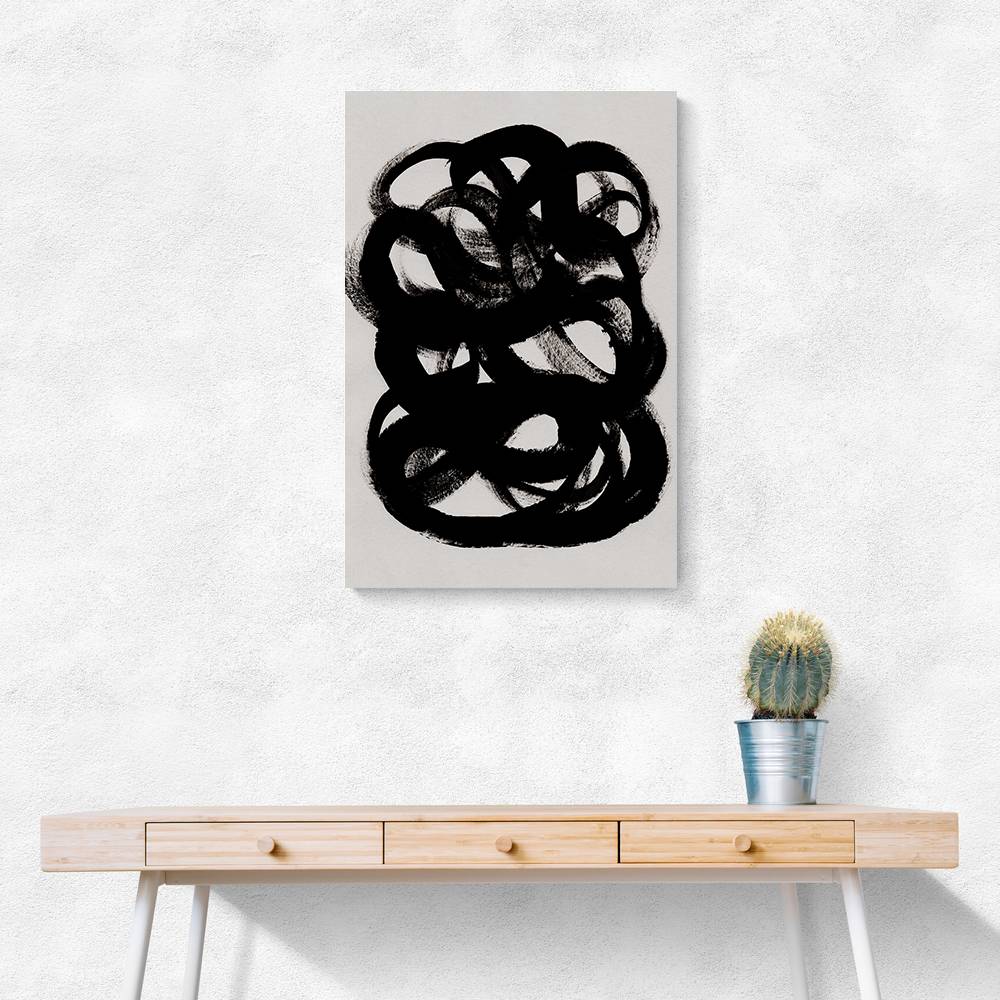 Abstract Brush Strokes 84 Wall Art