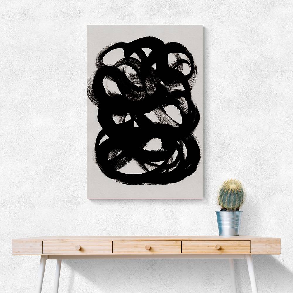 Abstract Brush Strokes 84 Wall Art