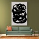 Abstract Brush Strokes 84 Wall Art