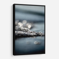 Waves And Glitter Wall Art