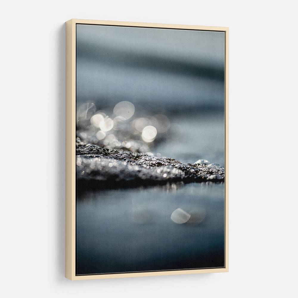 Waves And Glitter Wall Art