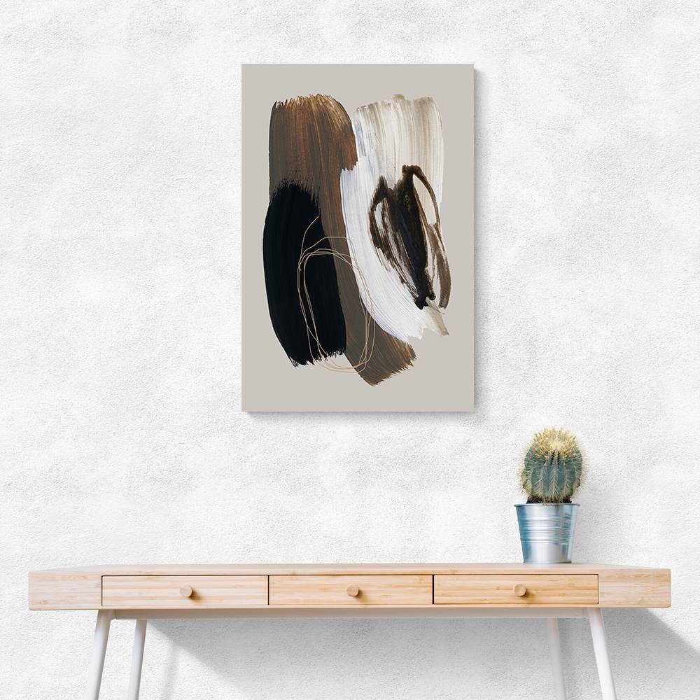 Abstract Brush Strokes 108X Wall Art