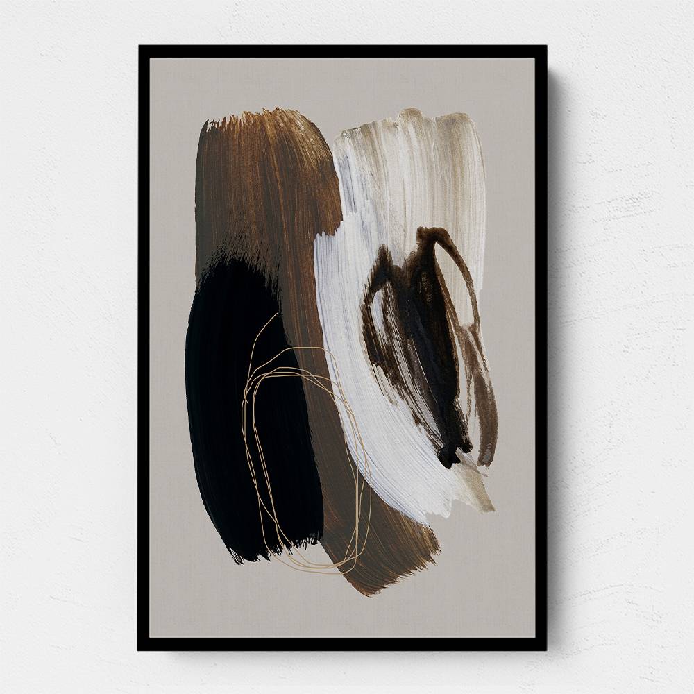 Abstract Brush Strokes 108X Wall Art