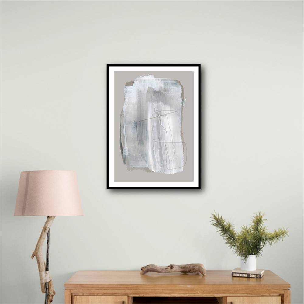 Abstract Brush Strokes 109 Wall Art