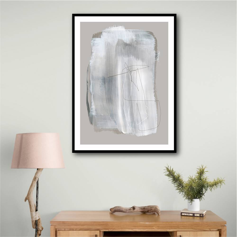 Abstract Brush Strokes 109 Wall Art