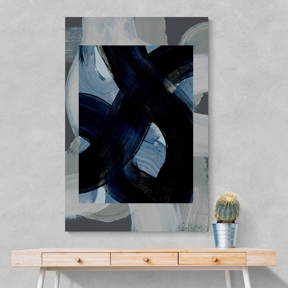 Abstract Brush Strokes 150x Wall Art