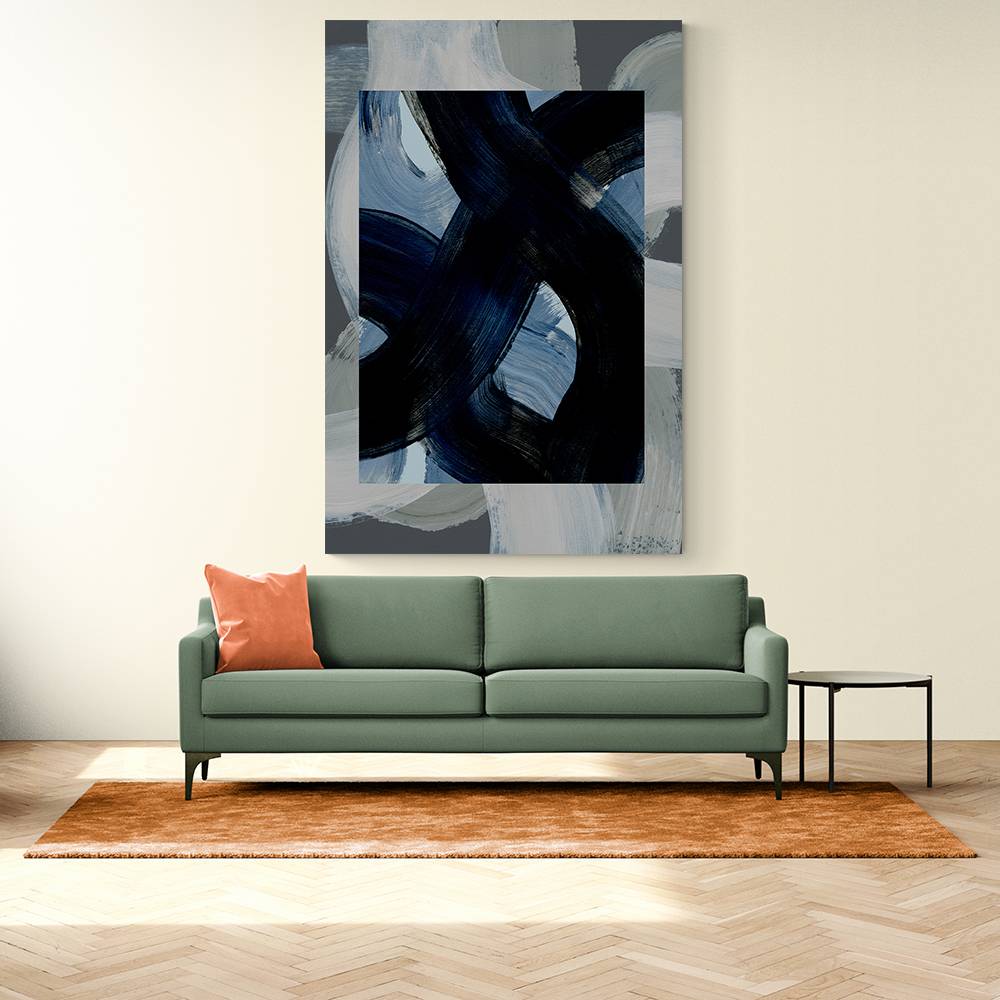 Abstract Brush Strokes 150x Wall Art