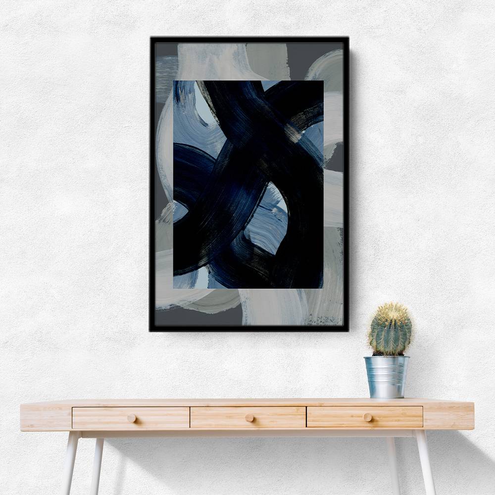 Abstract Brush Strokes 150x Wall Art