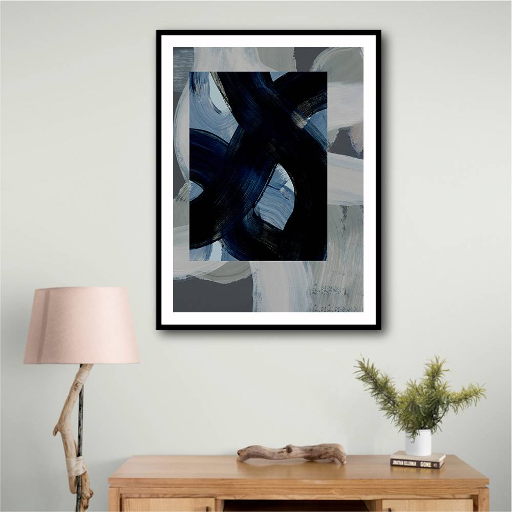 Abstract Brush Strokes 150x Wall Art