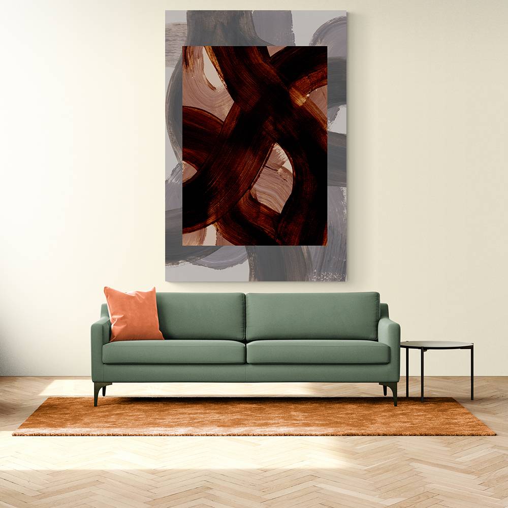 Abstract Brush Strokes 150 Wall Art