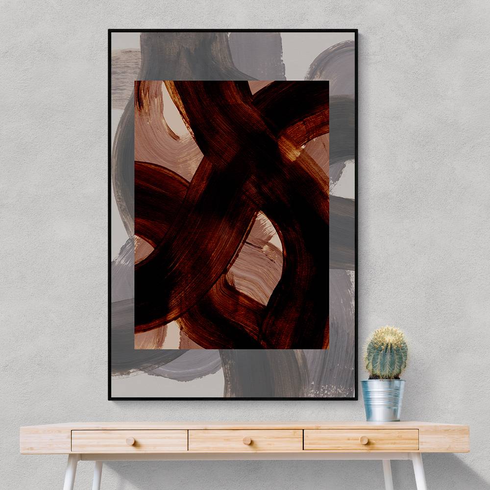 Abstract Brush Strokes 150 Wall Art