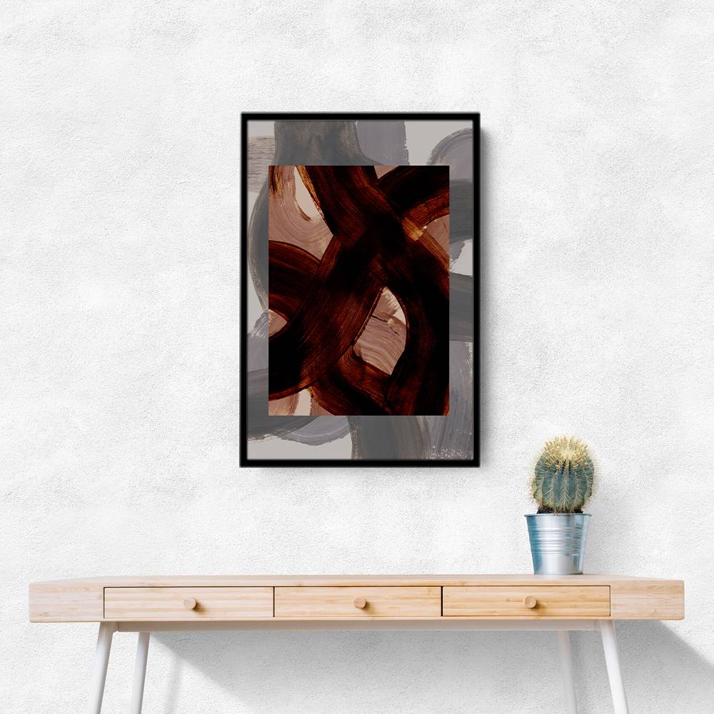 Abstract Brush Strokes 150 Wall Art