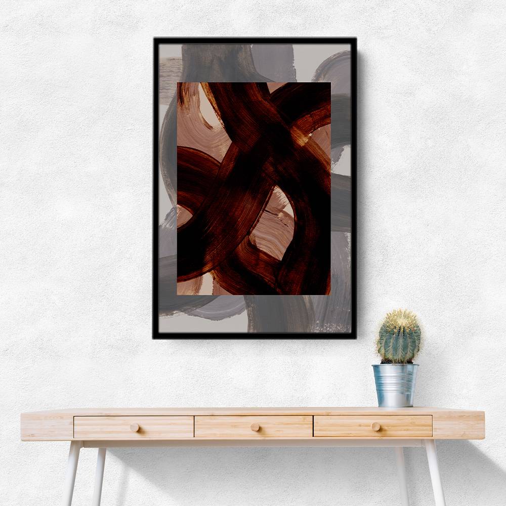 Abstract Brush Strokes 150 Wall Art