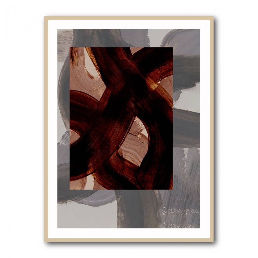 Abstract Brush Strokes 150 Wall Art