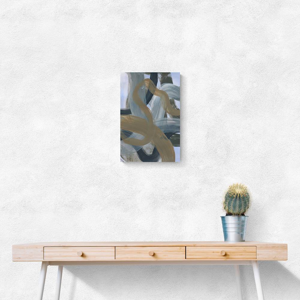 Abstract Brush Strokes 124 Wall Art