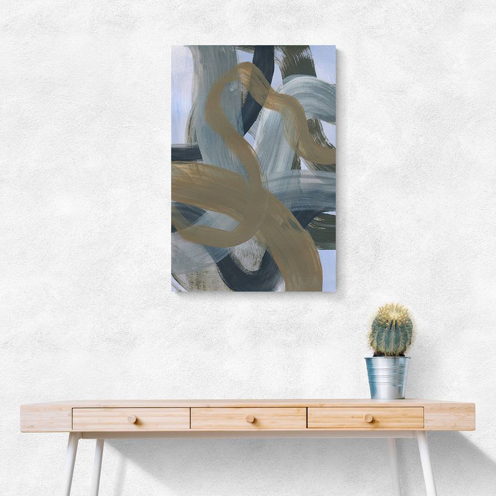 Abstract Brush Strokes 124 Wall Art