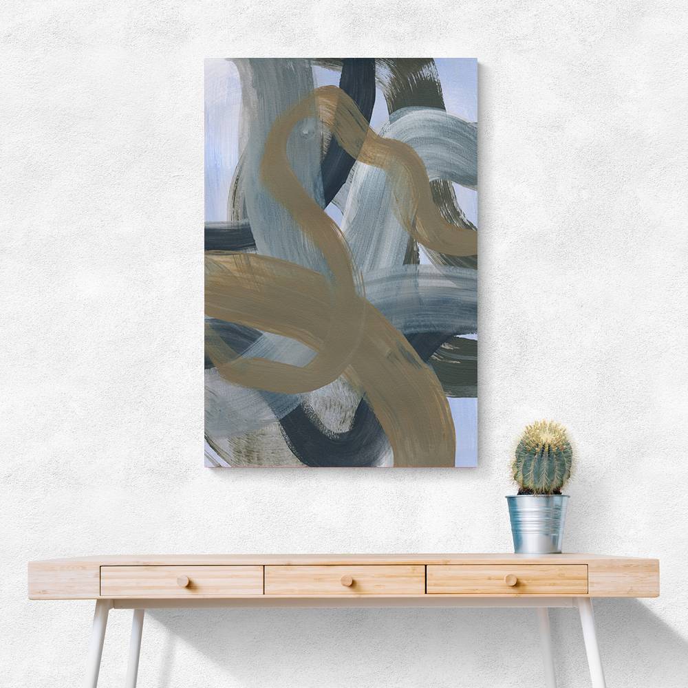 Abstract Brush Strokes 124 Wall Art