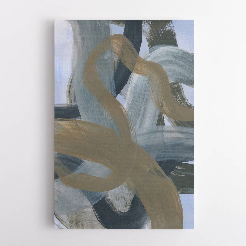 Abstract Brush Strokes 124 Wall Art