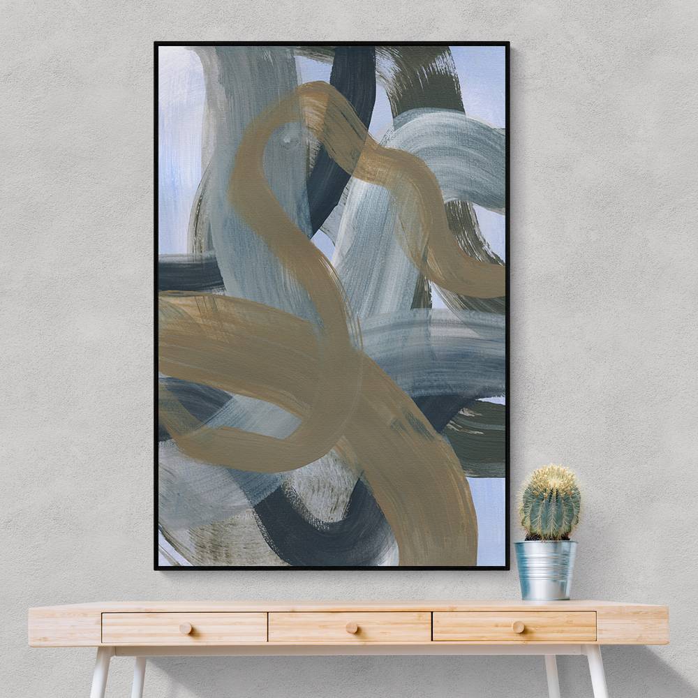 Abstract Brush Strokes 124 Wall Art