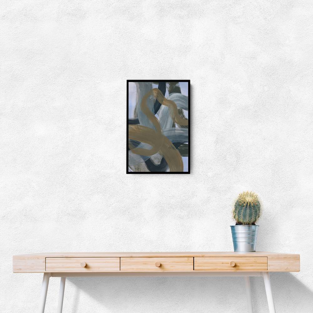 Abstract Brush Strokes 124 Wall Art