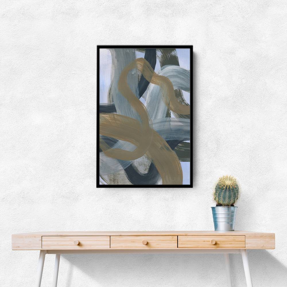 Abstract Brush Strokes 124 Wall Art