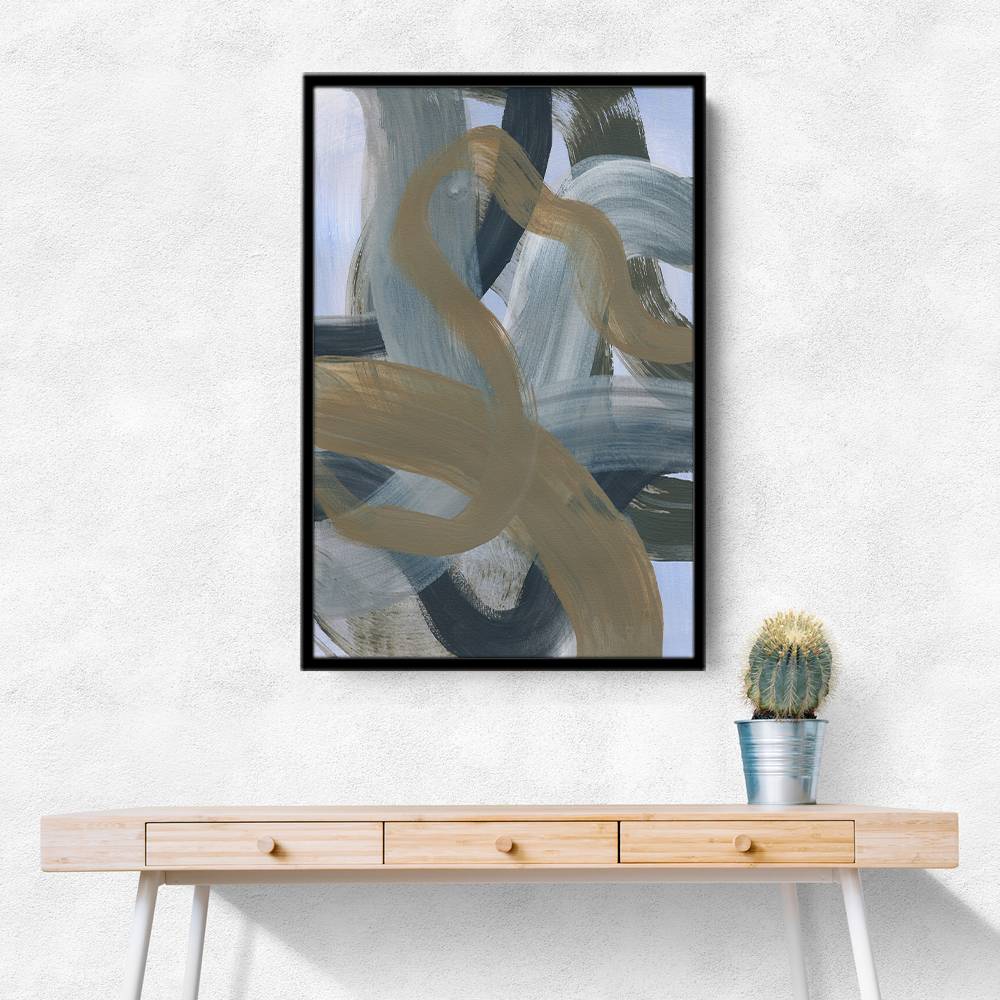 Abstract Brush Strokes 124 Wall Art