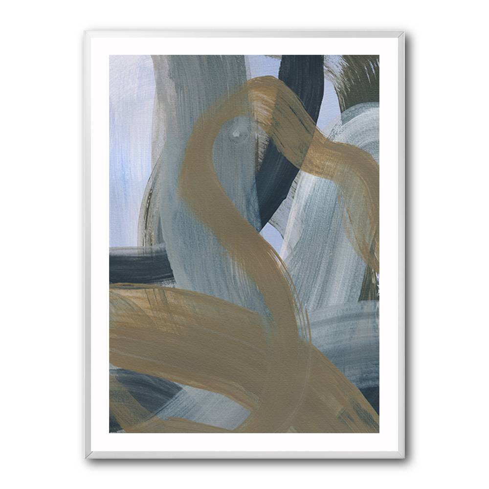 Abstract Brush Strokes 124 Wall Art