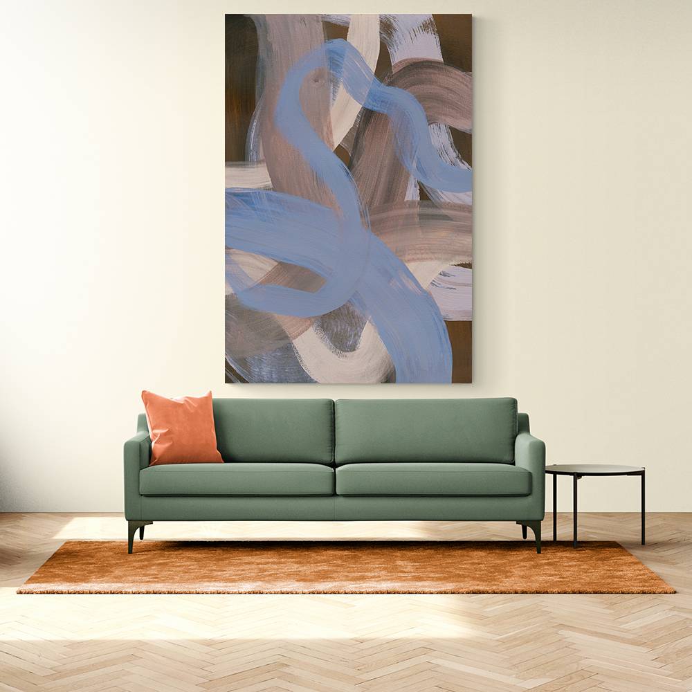 Abstract Brush Strokes 124X Wall Art