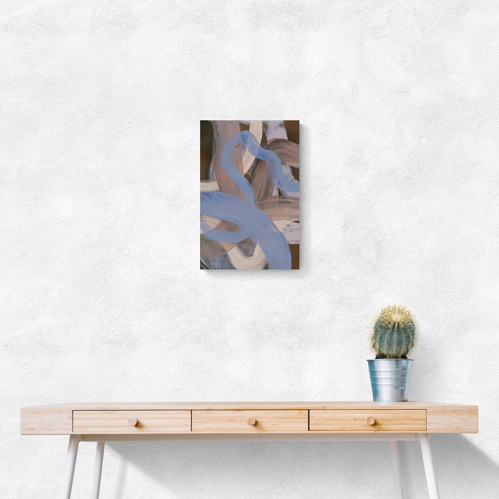 Abstract Brush Strokes 124X Wall Art