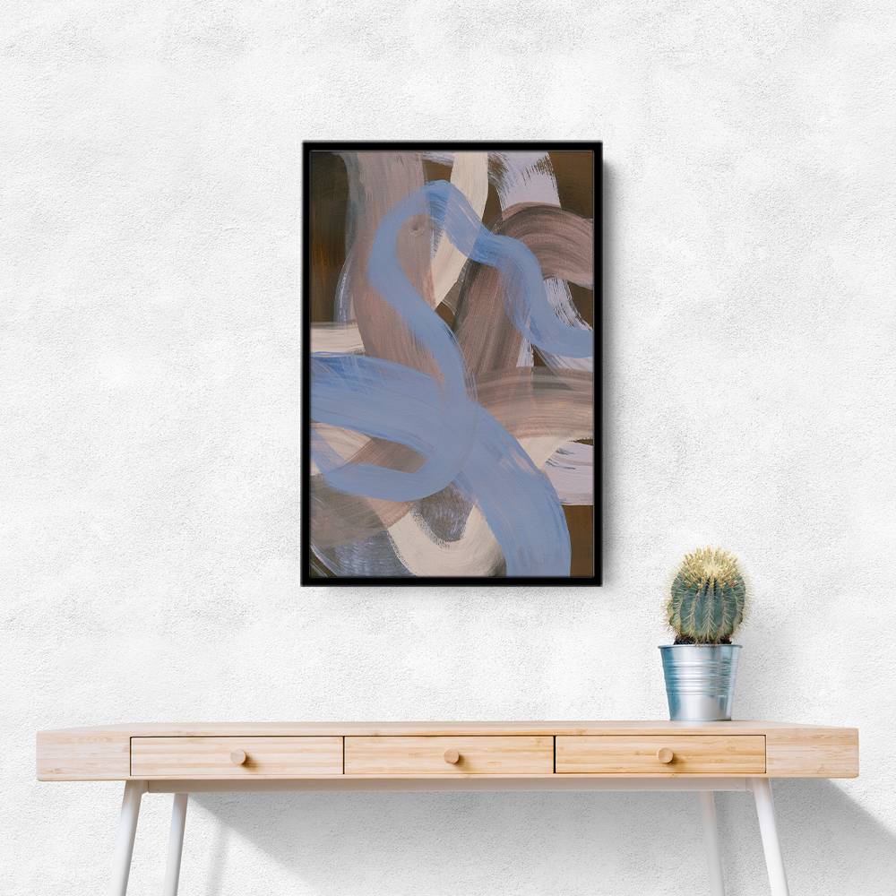 Abstract Brush Strokes 124X Wall Art