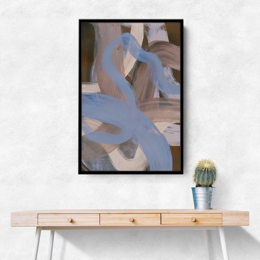 Abstract Brush Strokes 124X Wall Art