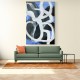 Abstract Brush Strokes 127 Wall Art