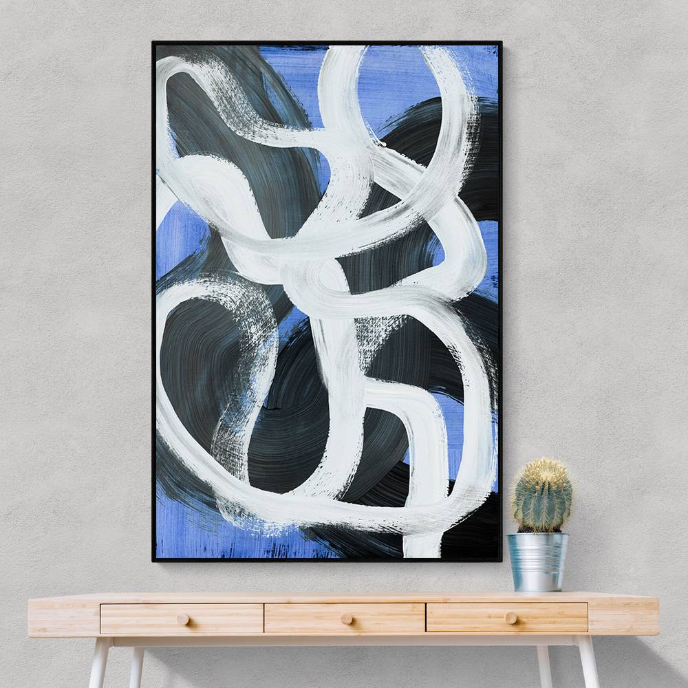 Abstract Brush Strokes 127 Wall Art