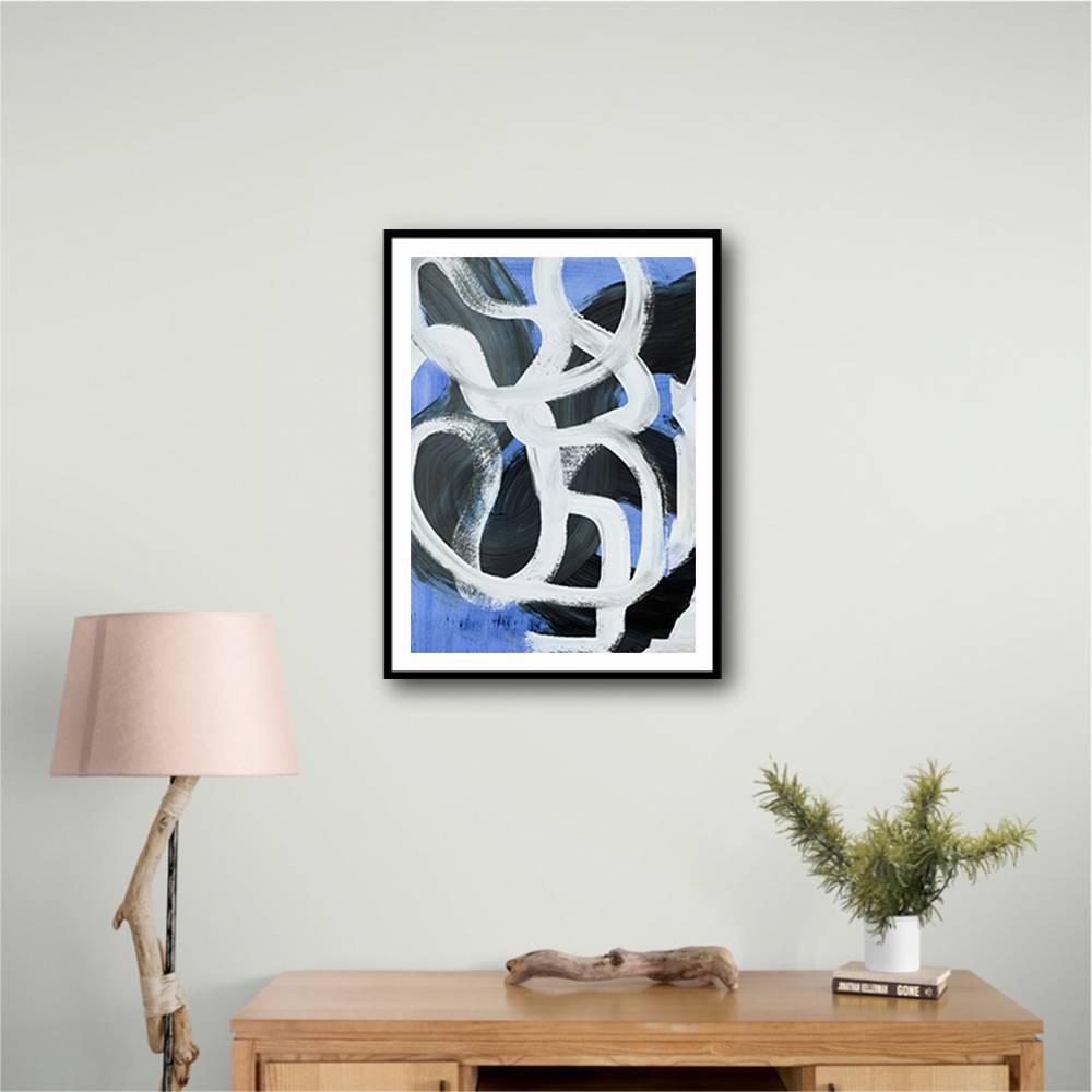 Abstract Brush Strokes 127 Wall Art