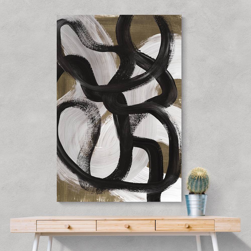 Abstract Brush Strokes 127X Wall Art