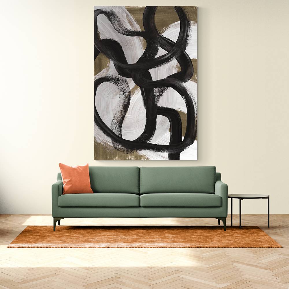 Abstract Brush Strokes 127X Wall Art