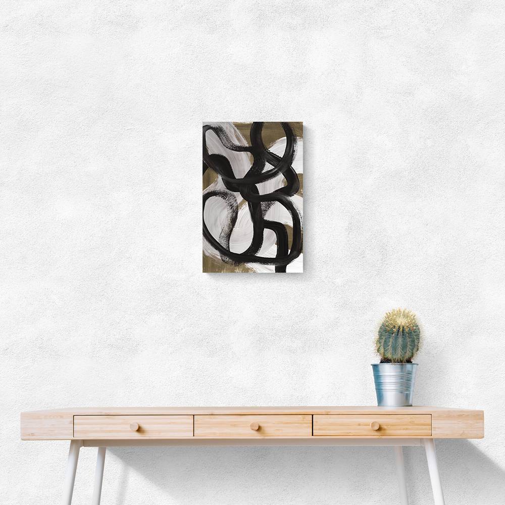 Abstract Brush Strokes 127X Wall Art