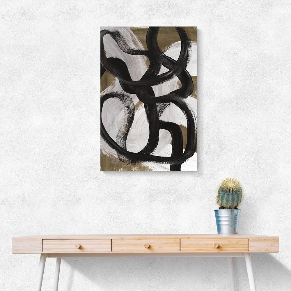 Abstract Brush Strokes 127X Wall Art