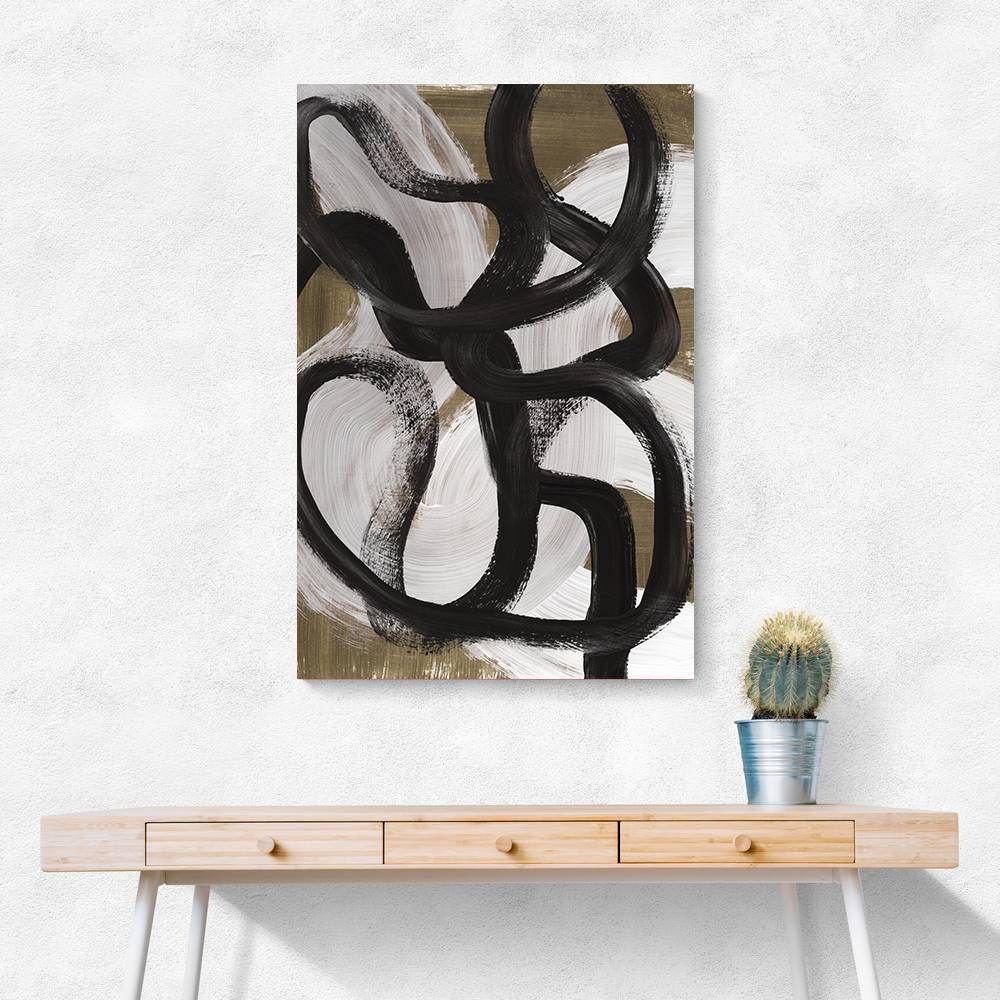 Abstract Brush Strokes 127X Wall Art