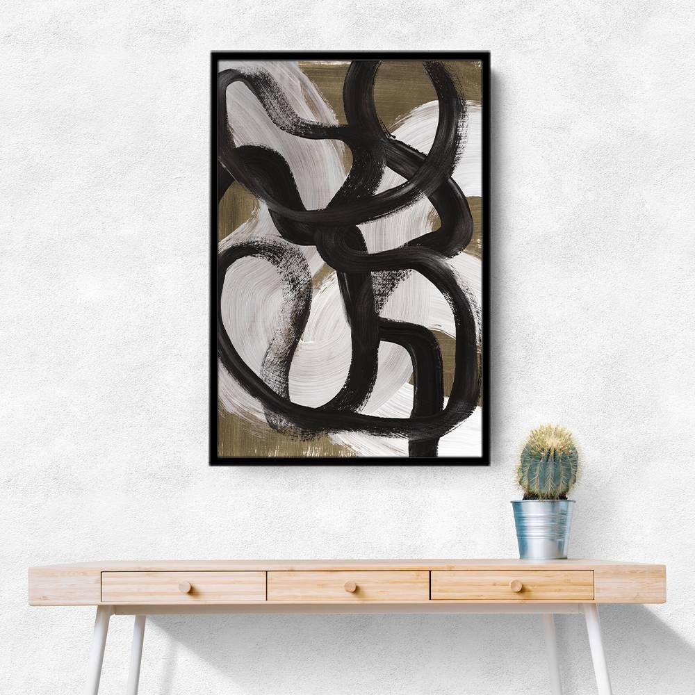 Abstract Brush Strokes 127X Wall Art