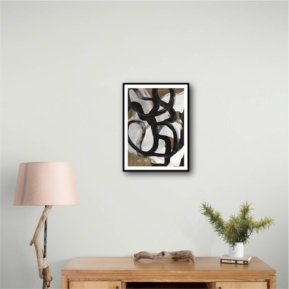 Abstract Brush Strokes 127X Wall Art