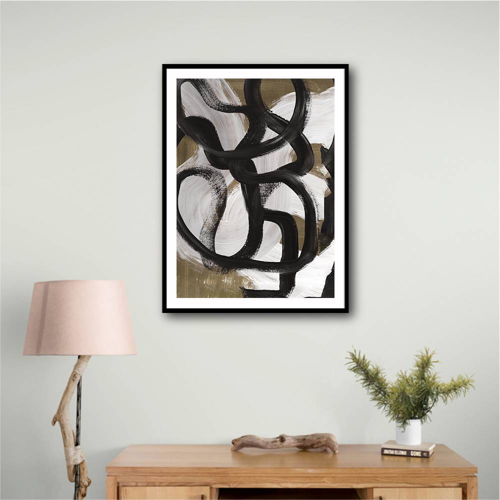 Abstract Brush Strokes 127X Wall Art